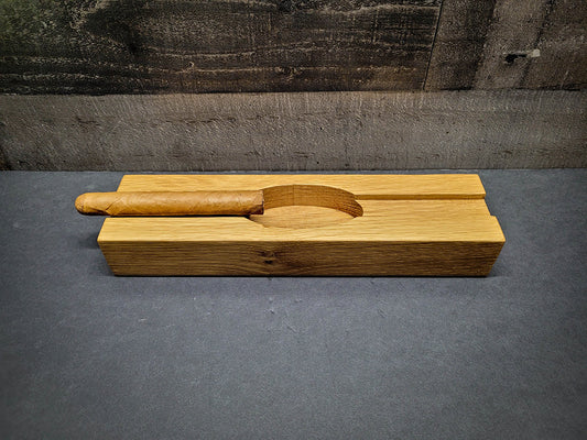 Oak Cigar Ashtray