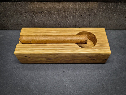 Oak Cigar Ashtray