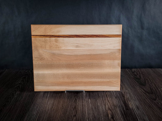 Maple and Canary Wood Cutting Board