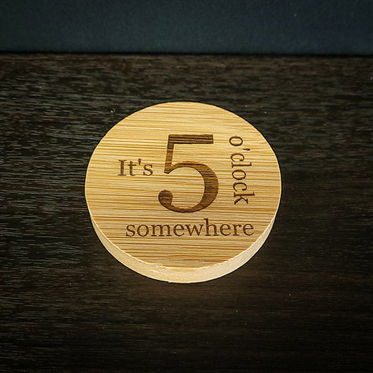 It's 5 o'clock Somewhere Magnetic Bottle Opener