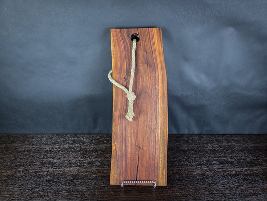 Walnut Charcuterie Board with Rope