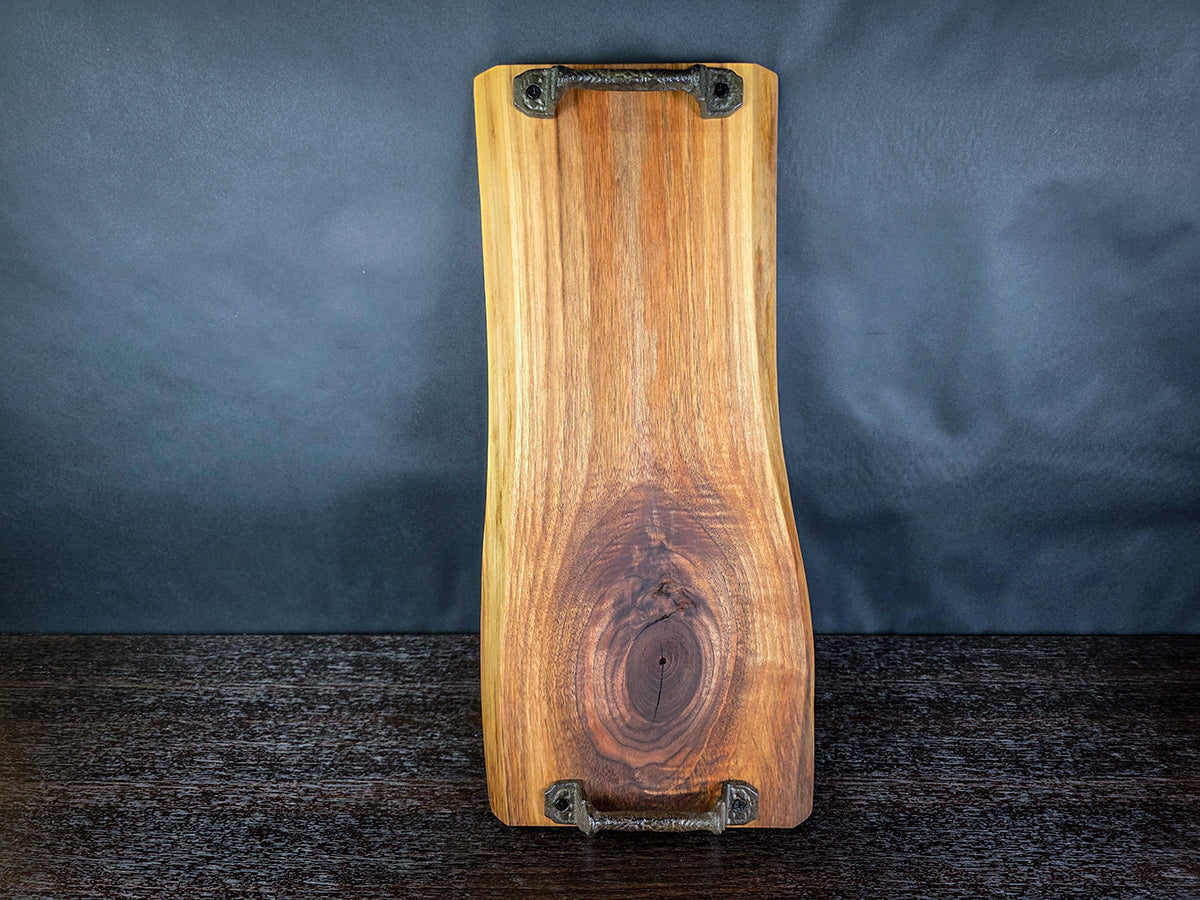 Walnut Charcuterie Board with Handles