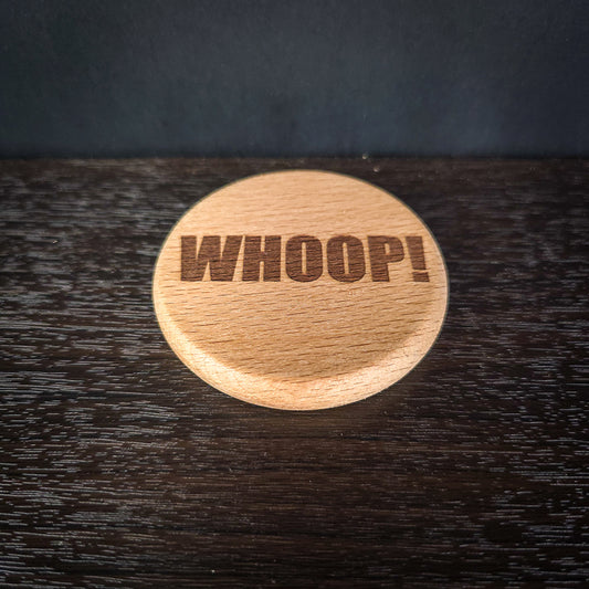 WHOOP!  Laser Engraved Magnetic Bottle Opener