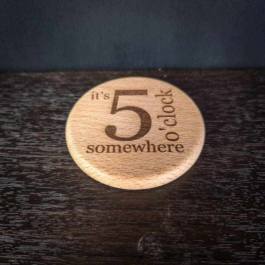 It's 5 o'clock Somewhere Magnetic Bottle Opener