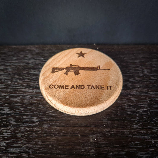 Come and Take It AR Rifle Magnetic Bottle Opener