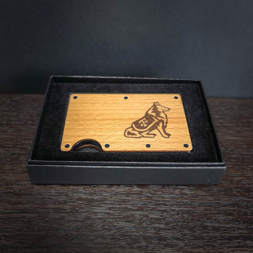 Officially Licensed Texas A&M University Reveille Wooden Wallet