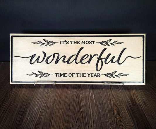 It's the Most Wonderful Time of the Year Christmas Decor