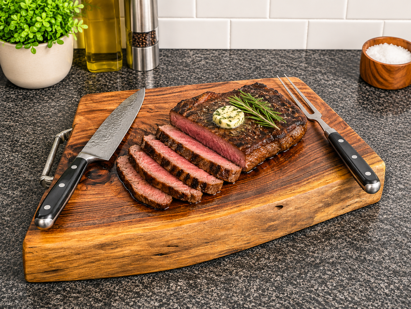 Live Edge Walnut Chopping Board