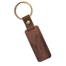 Custom Engraved Wooden Keychain