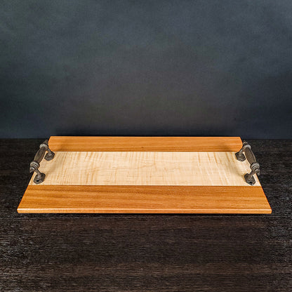 Curly Maple and Mahogany Charcuterie Tray