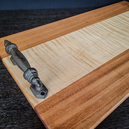 Curly Maple and Mahogany Charcuterie Tray