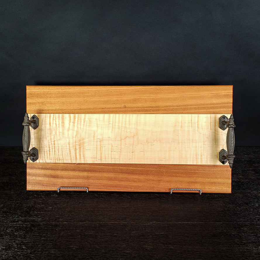 Curly Maple and Mahogany Charcuterie Tray