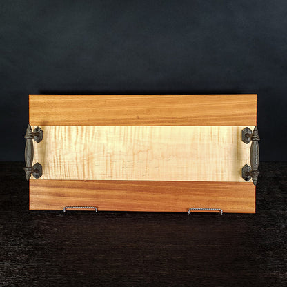 Curly Maple and Mahogany Charcuterie Tray