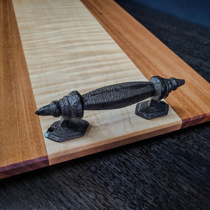 Curly Maple and Mahogany Charcuterie Tray