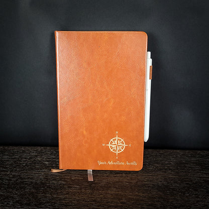 Your Adventure Awaits Laser Engraved Leather Journal