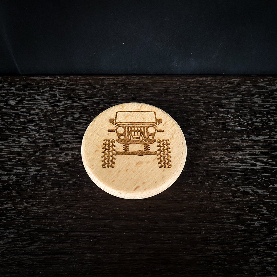 Jeep Inspired Laser Engraved Magnetic Bottle Opener