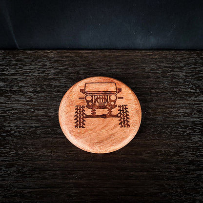 Jeep Inspired Laser Engraved Magnetic Bottle Opener