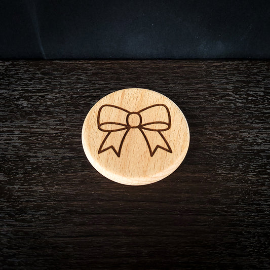 Bow Laser Engraved Magnetic Bottle Opener