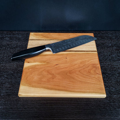 Cherry, Oak, and Palm Square Cutting Board