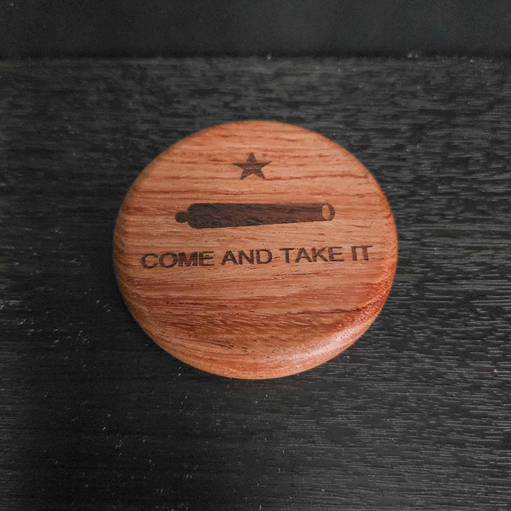 Come and Take it Cannon Wooden Magnetic Bottle Opener