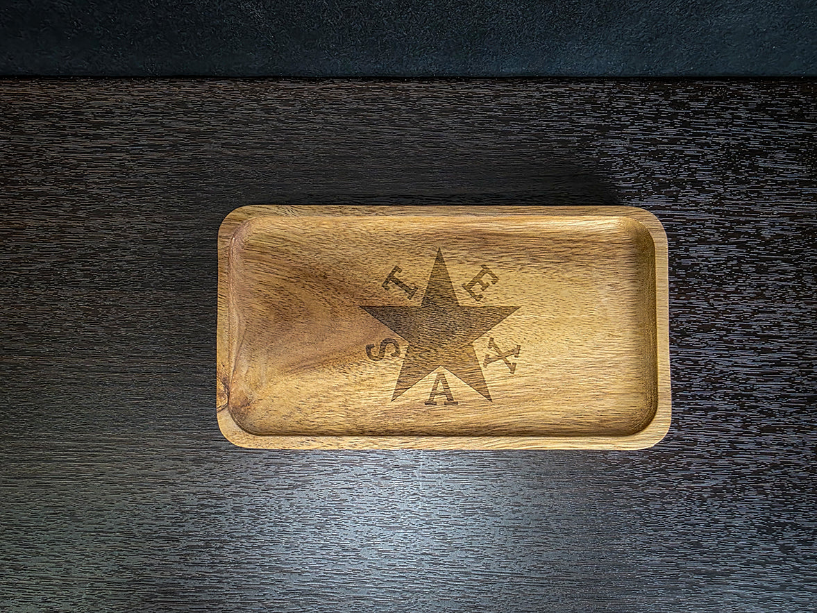 Texas Star Laser Engraved Catch All Tray