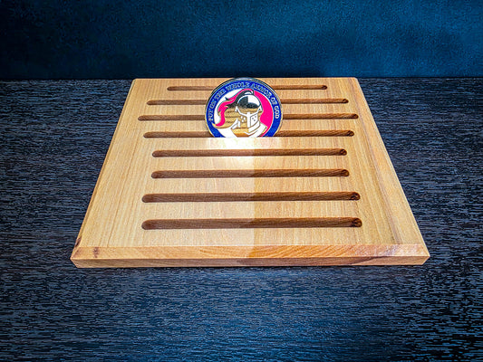 Wooden Challenge Coin Display
