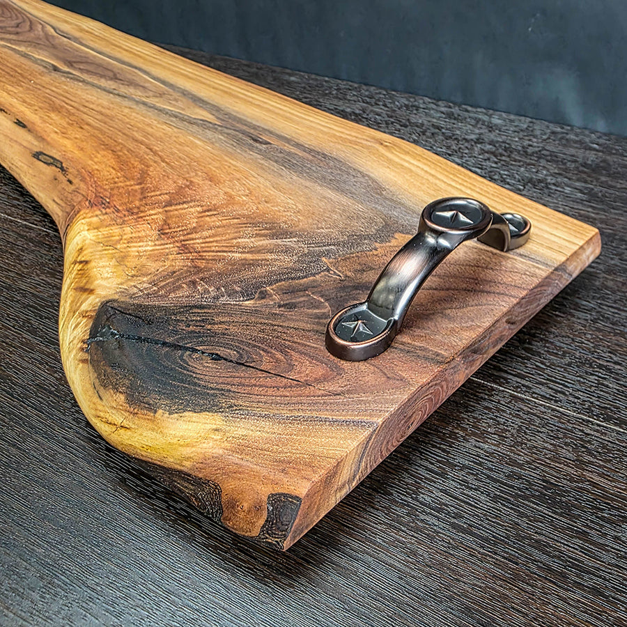 Live Edge Walnut Charcuterie Tray