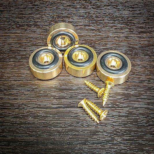 Replacement Brass and Rubber Feet