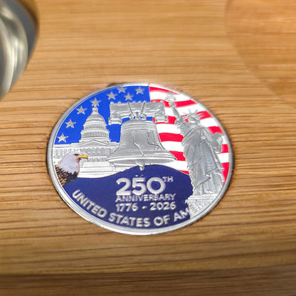 America 250th Cigar Ashtray with Whiskey Glass
